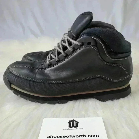 Timberland Chukka Ankle Boots Black Leather - 6M - Picture 5 of 7